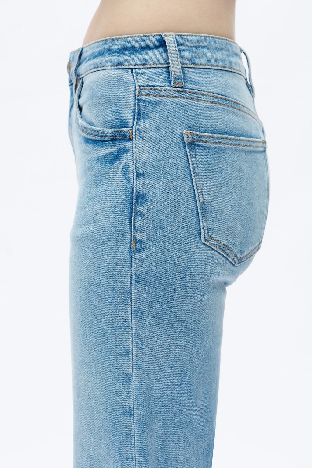 Alsa Wide Leg Distressed Jeans