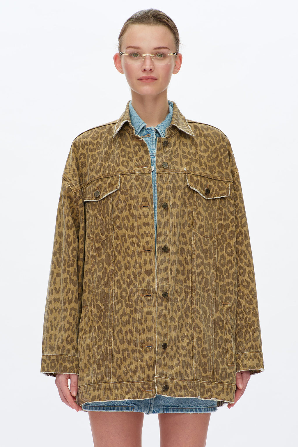 Relaxed Leopard Jacket