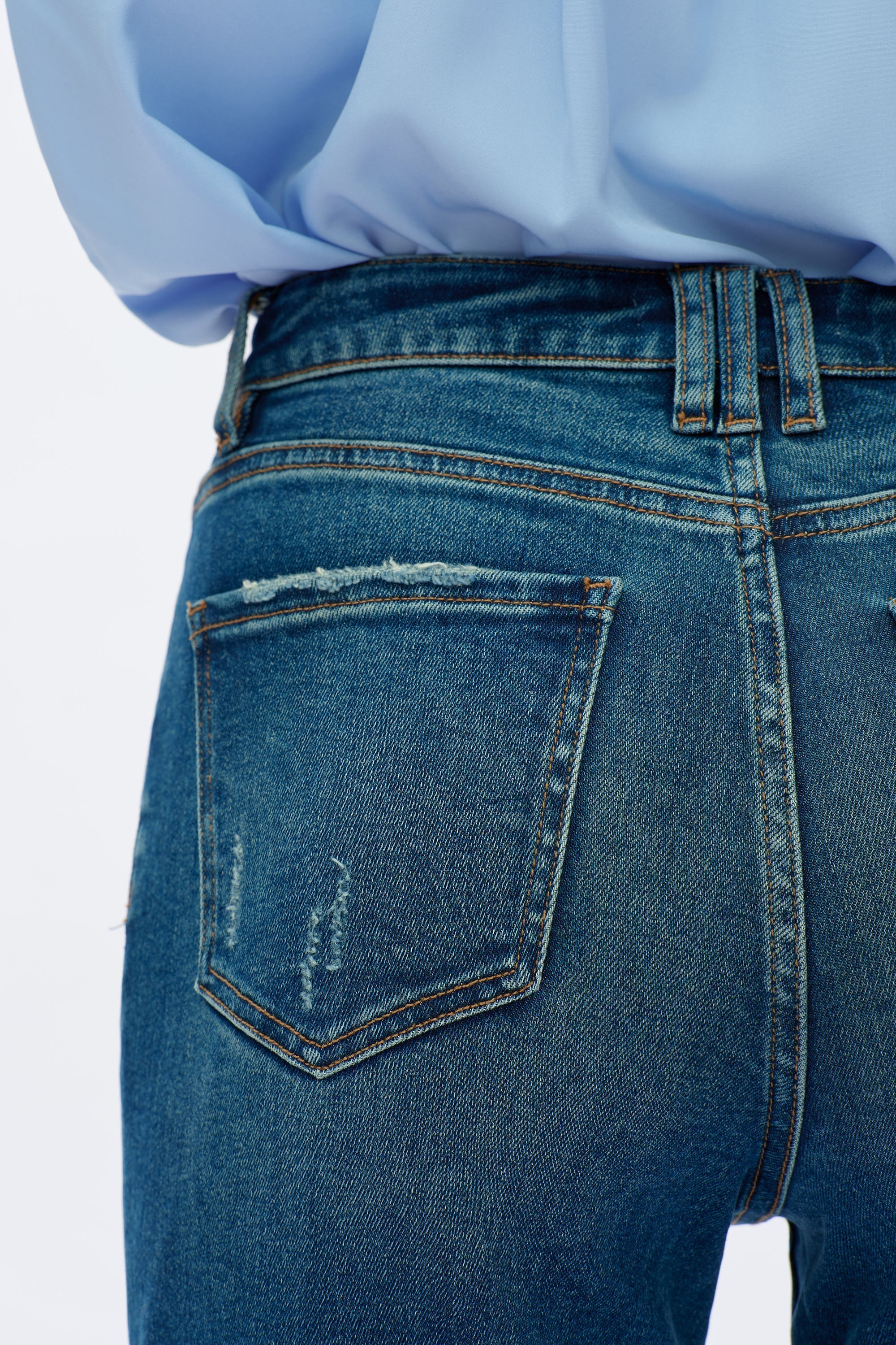 High Rise Vintage Straight Jeans