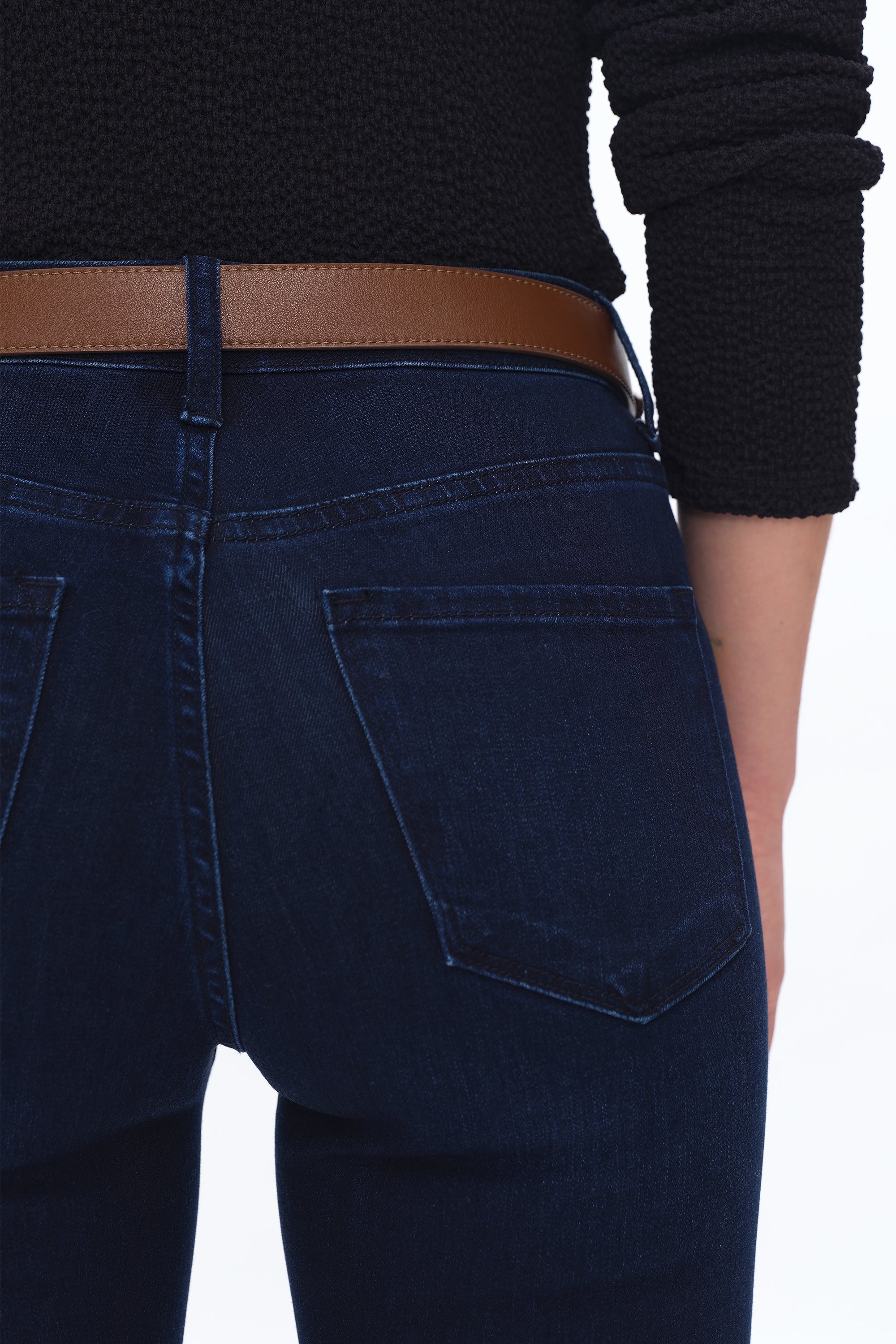 Dark Wash Flare Denim Jeans