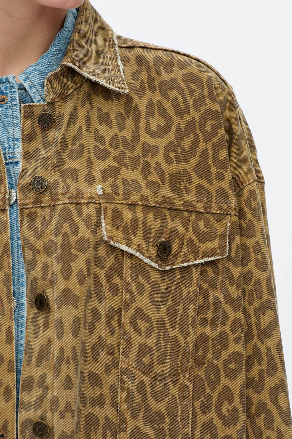 Relaxed Leopard Jacket