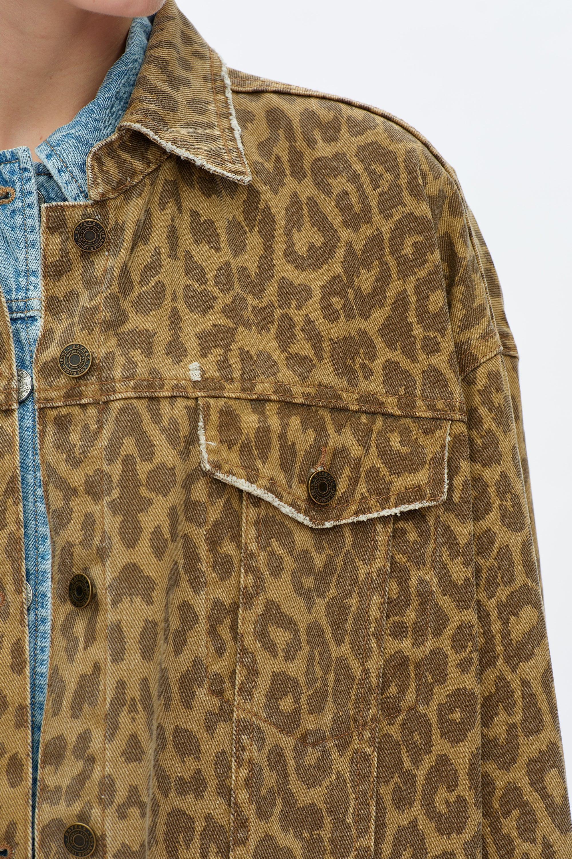 Relaxed Leopard Jacket