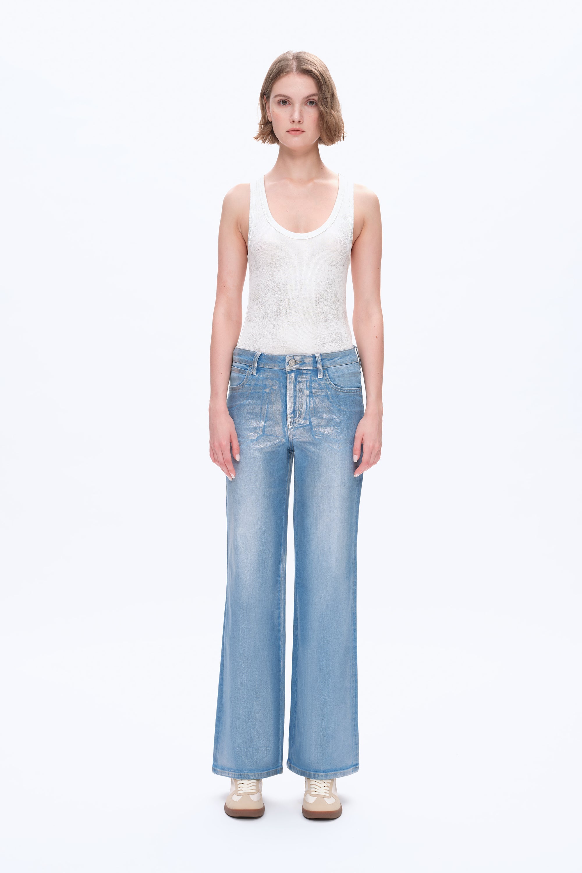 High Rise Wide Leg Jeans