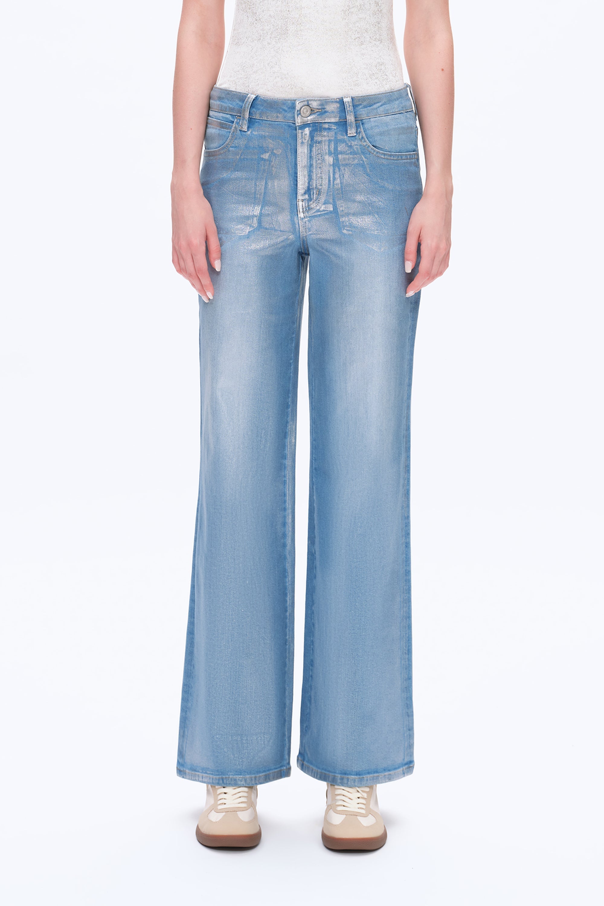 High Rise Wide Leg Jeans