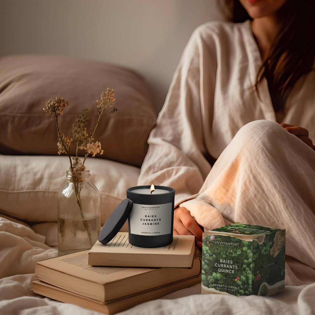 8oz Inspired by Diptyque® Candle with Lid and Box Baies | Cu